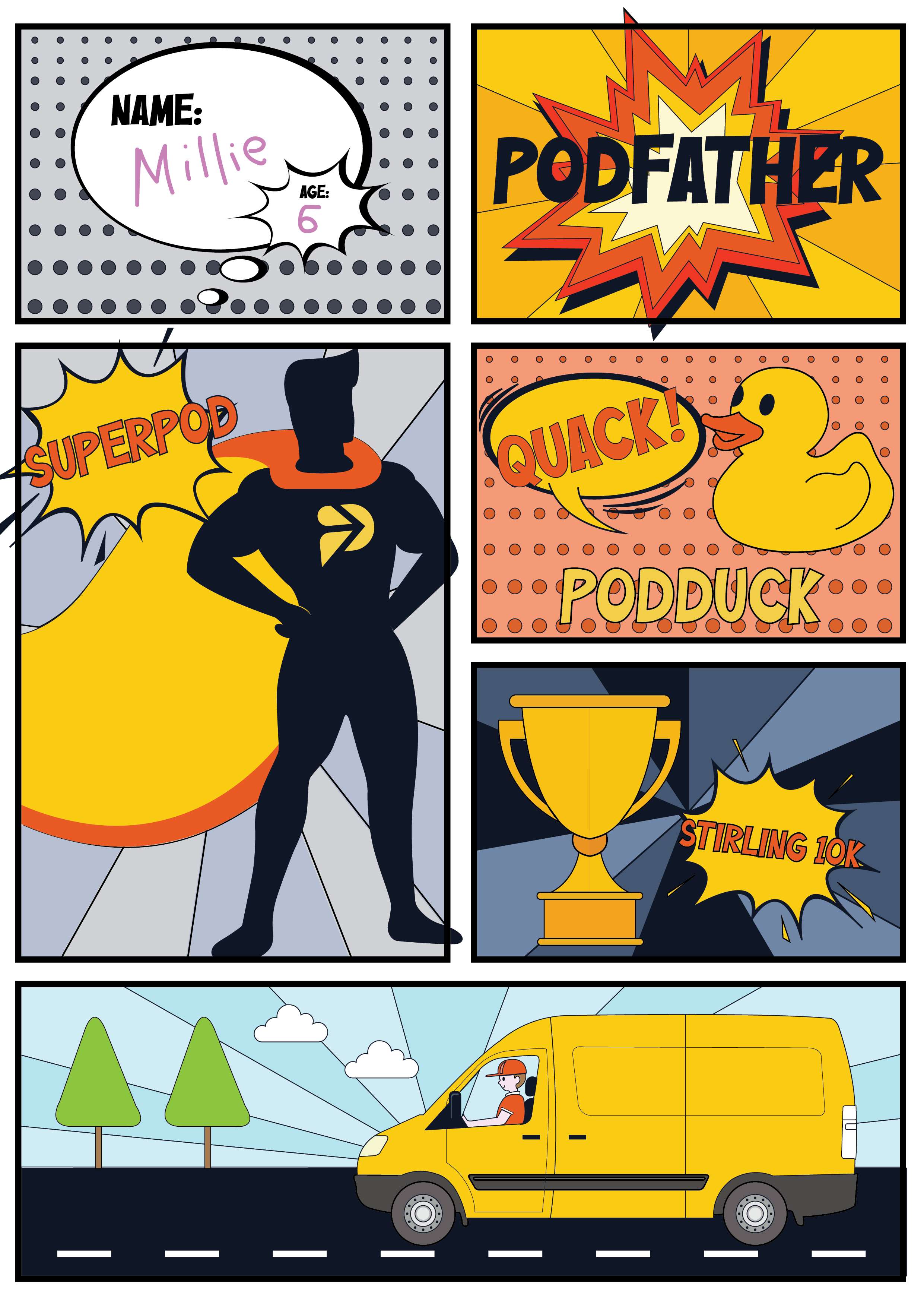 Colouring sheet coloured in