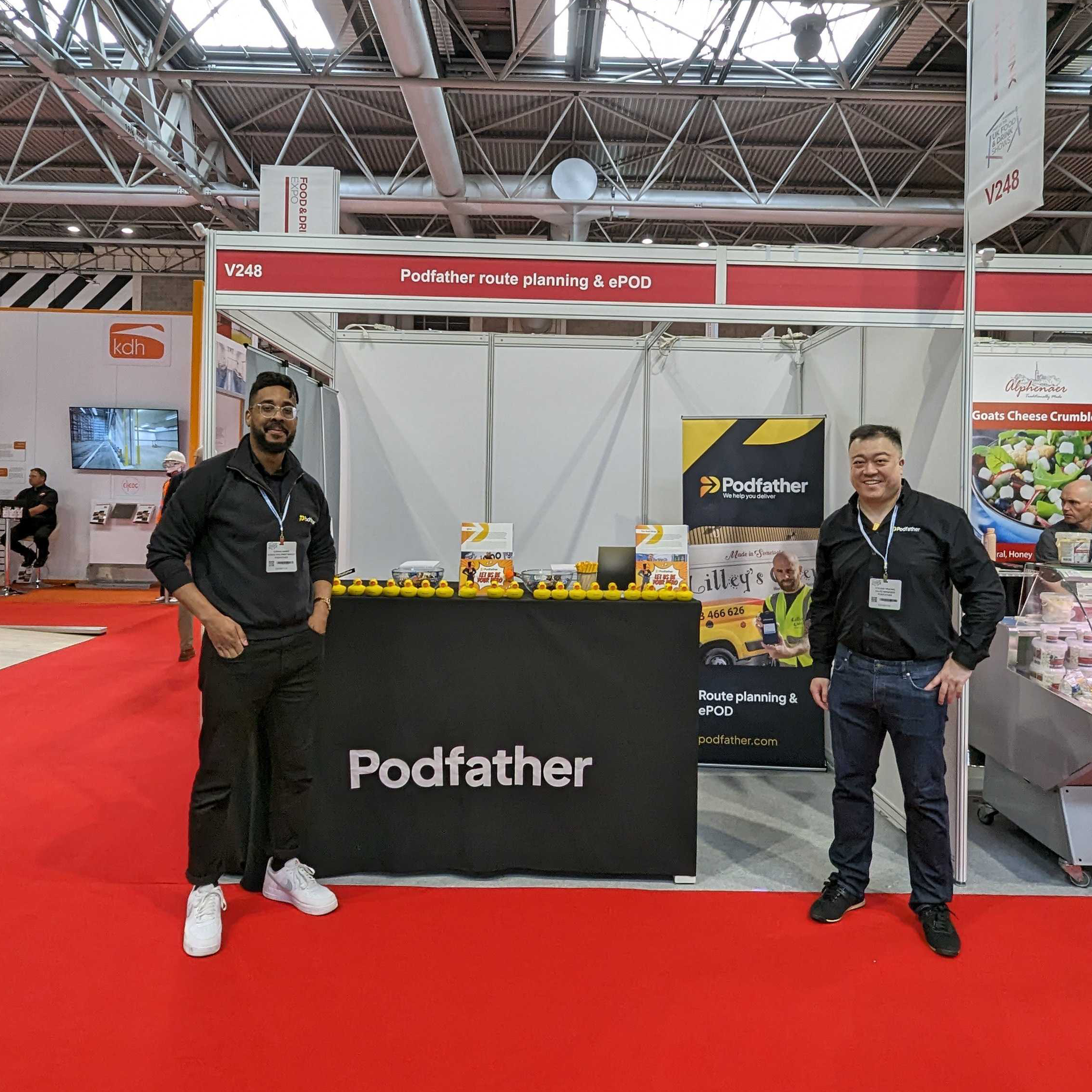 Adrian and Steven at the Food & Drink Expo