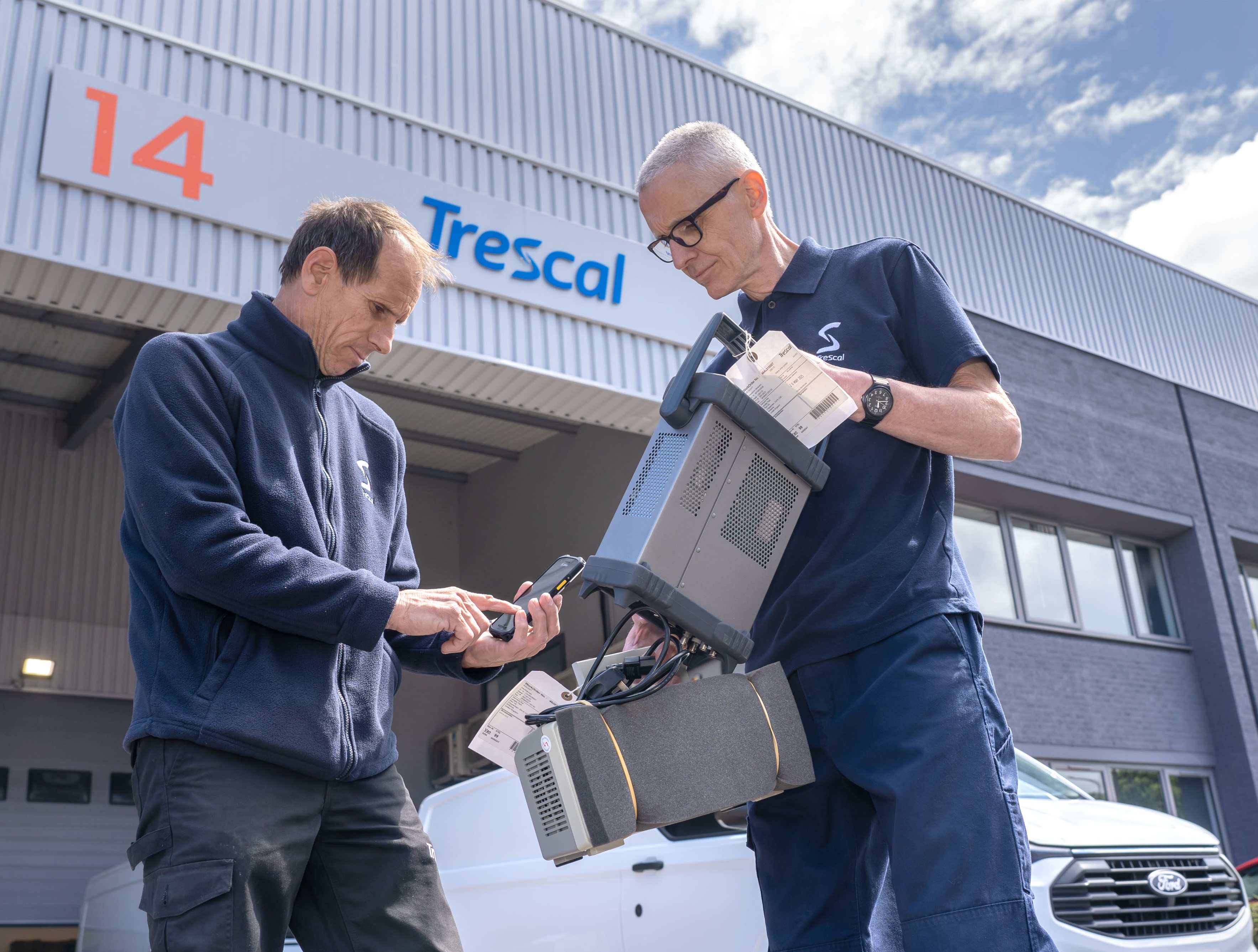Trescal employees using Podfather