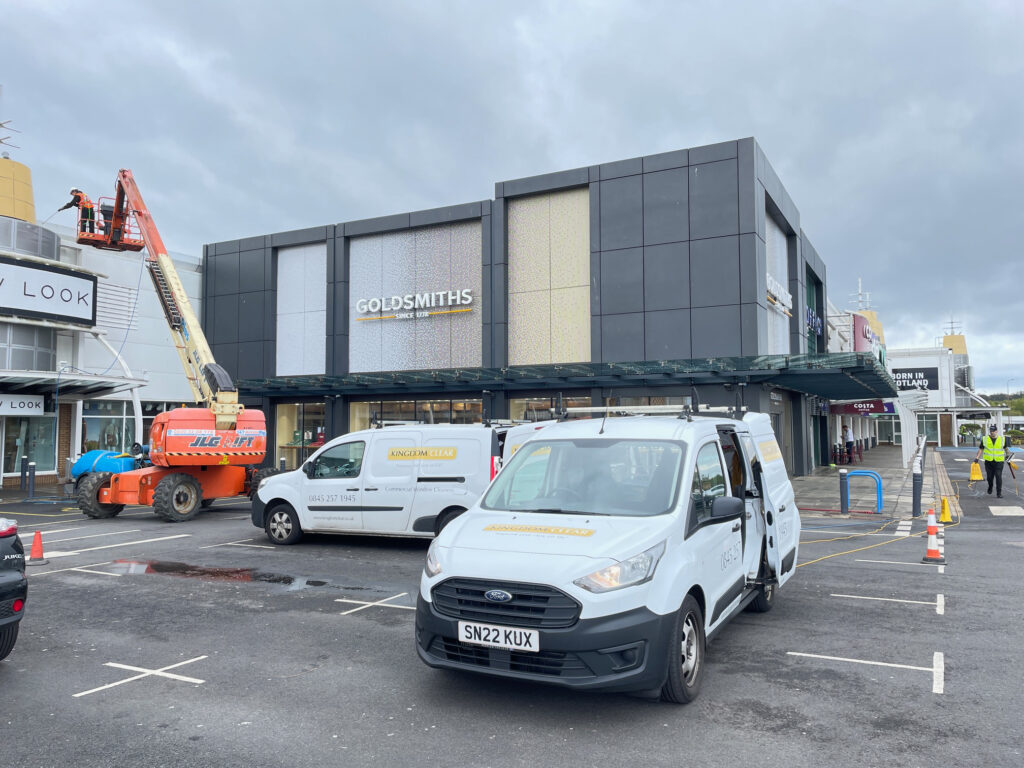 Kingdom Clear Commercial Window Cleaners Vans