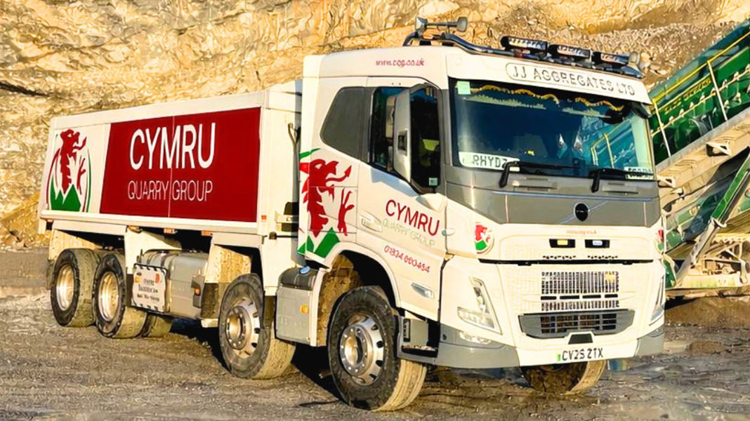 Cymru Quarry Group vehicle